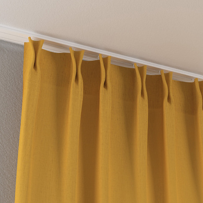 Zasłona na haczykach flex podwójnych w kolekcji Linen, tkanina: 159-14