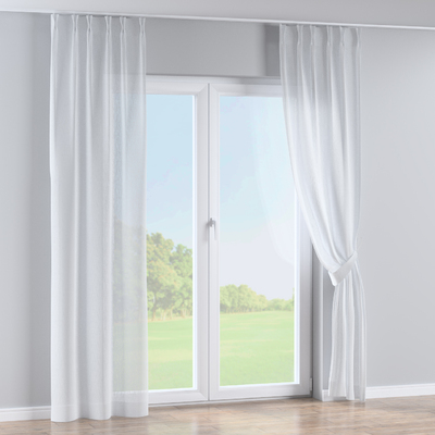 Zasłona na haczykach flex podwójnych w kolekcji Delicate Premium, tkanina: 144-57