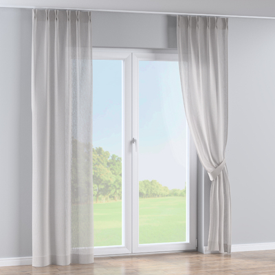 Gardin med dobbel fast læg 1 stk. fra kollektionen Delicate Premium, Stof: 144-58