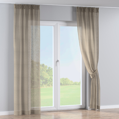 Gardin med dobbel fast læg 1 stk. fra kollektionen Delicate Premium, Stof: 144-61