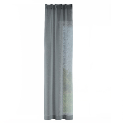 Gardin med dobbel fast læg 1 stk. fra kollektionen Delicate Premium, Stof: 144-60