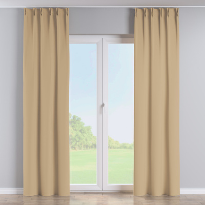 Double pinch pleat curtain