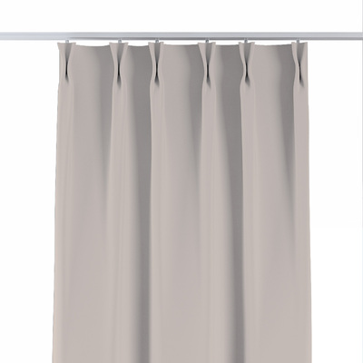 Double pinch pleat curtain