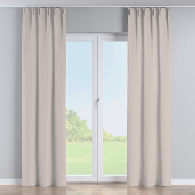 Double pinch pleat curtain