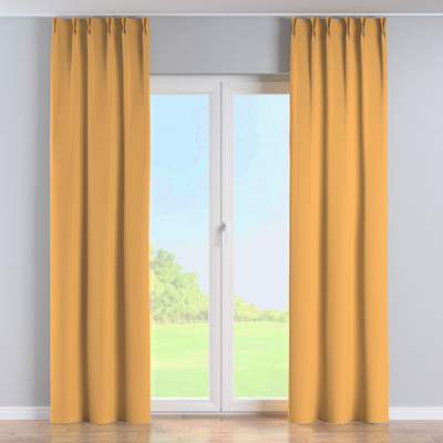 Double pinch pleat curtain