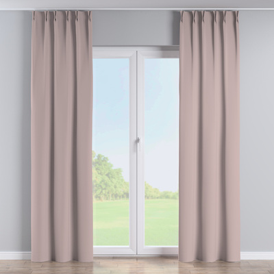 Double pinch pleat curtain