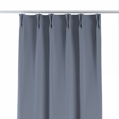 Double pinch pleat curtain