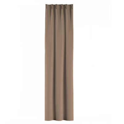 Vorhang mit flämischen 2-er Falten von der Kollektion Velvet, Stoff: 704-35