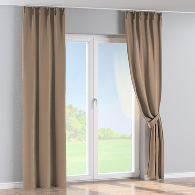 Vorhang mit flämischen 2-er Falten von der Kollektion Velvet, Stoff: 704-35