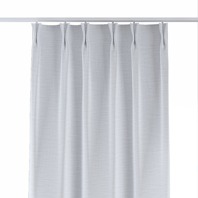 Double pinch pleat curtain