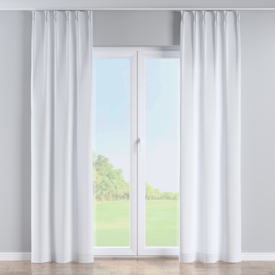 Double pinch pleat curtain