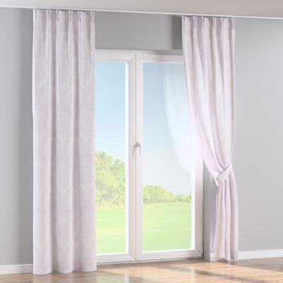 Double pinch pleat curtain in collection Damasco, fabric: 613-00