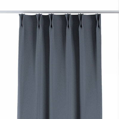 Double pinch pleat curtain