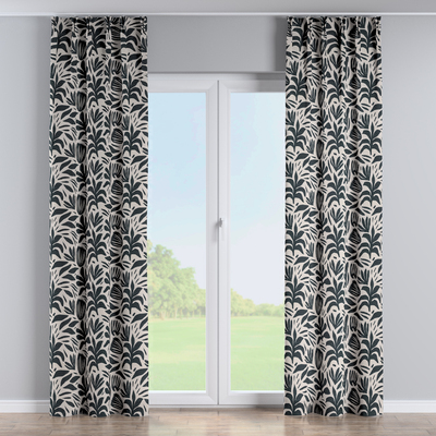 Double pinch pleat curtain