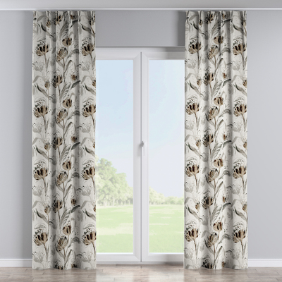 Double pinch pleat curtain