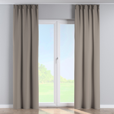 Double pinch pleat curtain