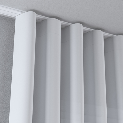 Voile Wave Gardin 1 stk. fra kollektionen Balance, Stof: 143-80