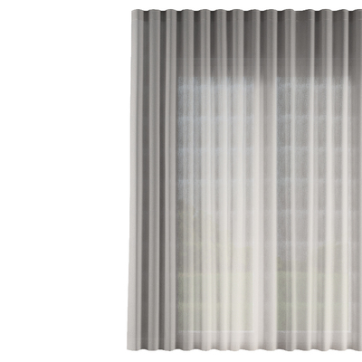 Voile Wave Gardin 1 stk. fra kollektionen Delicate Premium, Stof: 144-59