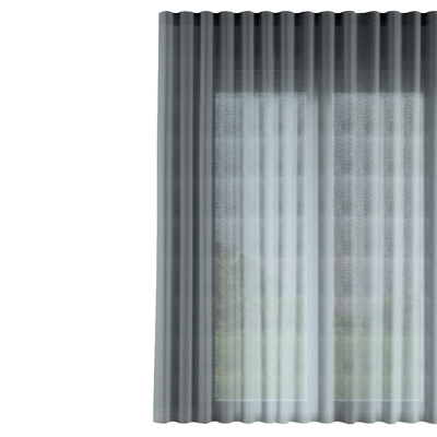 Voile Wave Gardin 1 stk. fra kollektionen Delicate Premium, Stof: 144-60