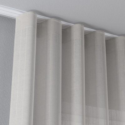 Voile Wave Gardin 1 stk. fra kollektionen Natural Touch, Stof: 128-14