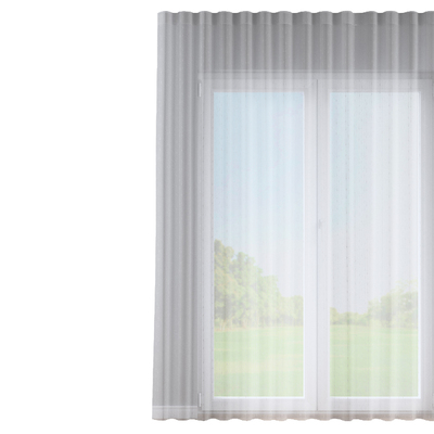Voile Wave Gardin 1 stk. fra kollektionen Natural Touch, Stof: 128-22