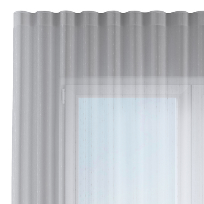 Voile Wave Gardin 1 stk. fra kollektionen Natural Touch, Stof: 128-22