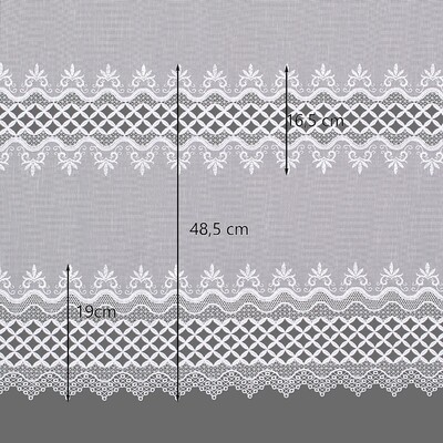 Banginio klostavimo dieninės užuolaidos kolekcijoje Vualis Woale, audinys: 186-55