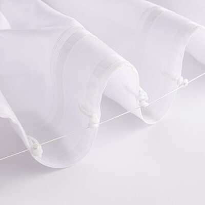 Voilage sur la ruban WAVE dans la collection Voiles, Tissu: 901-00