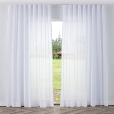 Voile Wave Gardin 1 stk. fra kollektionen Romantik, Stof: 128-77