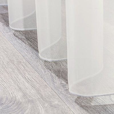 Net curtain with double pinch pleat in collection Voile, fabric: 183-33