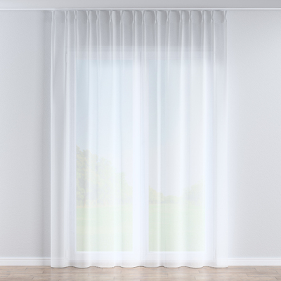 Firana na haczykach flex podwójnych w kolekcji Natural Touch, tkanina: 128-23