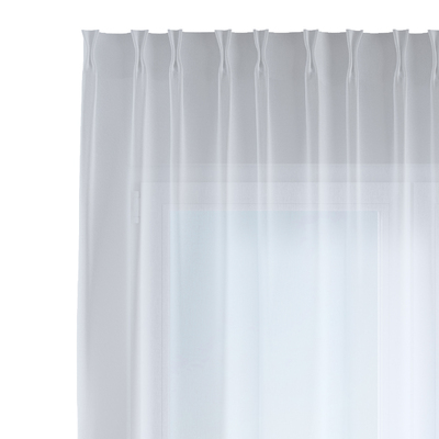 Firana na haczykach flex podwójnych w kolekcji Natural Touch, tkanina: 128-23