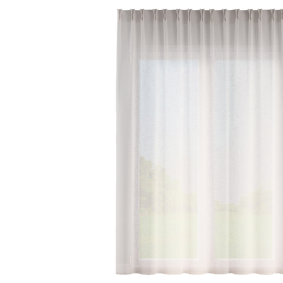 Firana na haczykach flex podwójnych w kolekcji Natural Touch, tkanina: 128-13