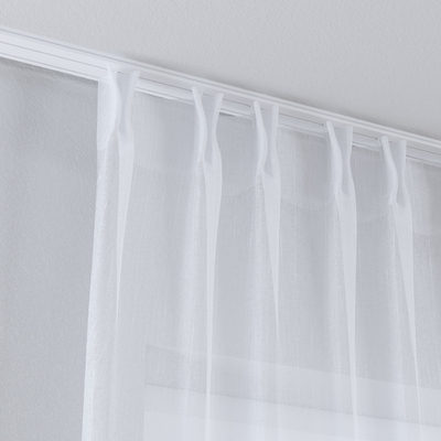 Fényáteresztő függöny flex akasztós a kollekcióból Natural Touch, Dekoranyag: 128-20