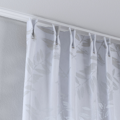 Firana na haczykach flex podwójnych w kolekcji Natural Touch, tkanina: 128-12