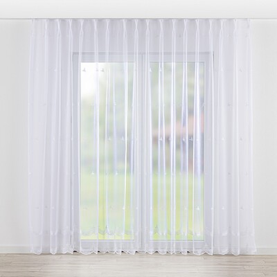 Draperie cu cârlige flex dublu