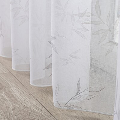 Firana na haczykach flex podwójnych w kolekcji Woale i firany, tkanina: 186-75