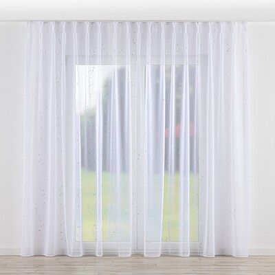 Draperie cu cârlige flex dublu