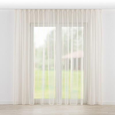 Draperie cu cârlige flex dublu