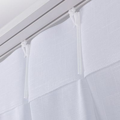 Voilage sur les crochets flex doubles dans la collection Romantica, Tissu: 128-77