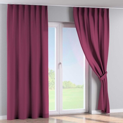 Gardin med fast læg 1 stk fra kollektionen Cotton Panama, Stof: 702-32