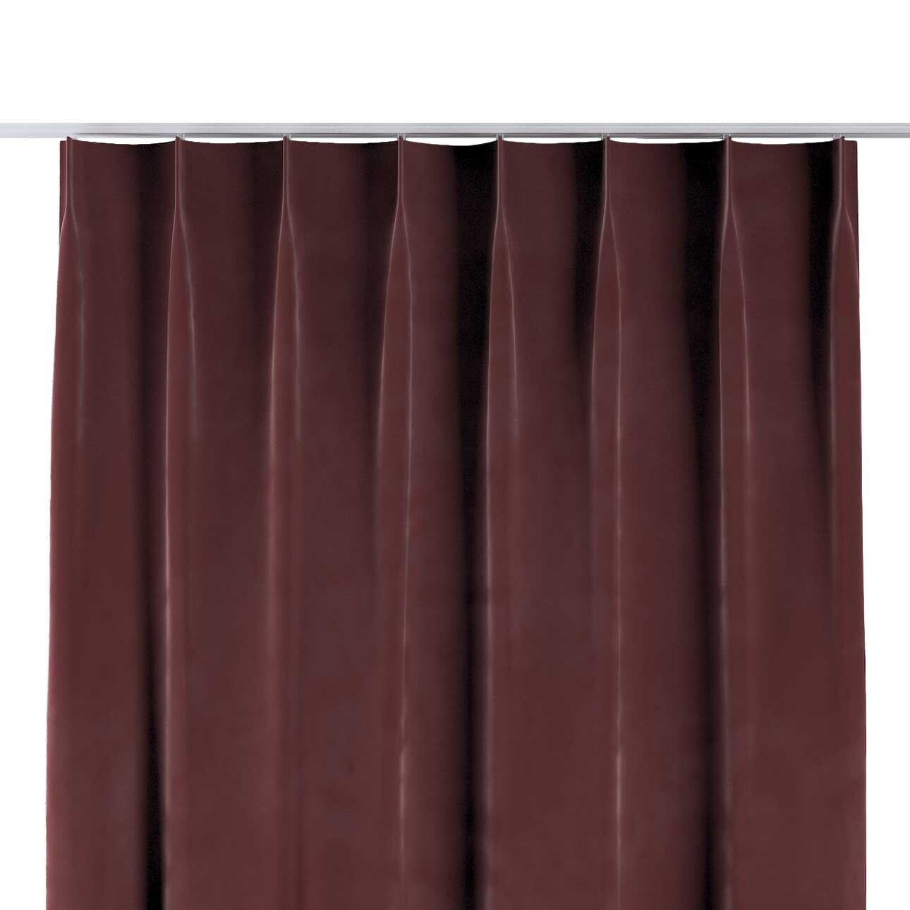 Dekoria Záves so systémom FLEX (jednoduché spony flex), Bordeaux, Velvet, 704-26