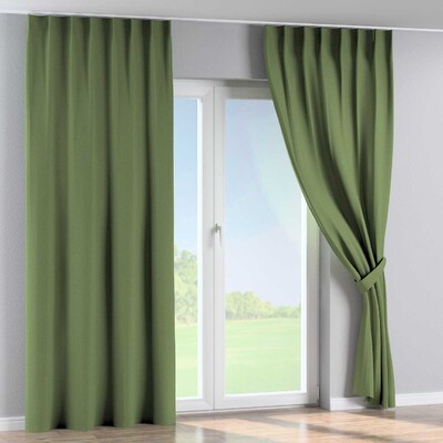 Zasłona na haczykach flex pojedynczych w kolekcji Blackout Semi (Dimout), tkanina: 269-74