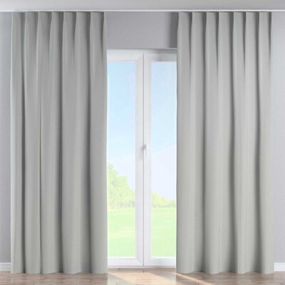 Single pinch pleat curtain