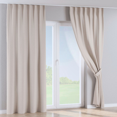 Gardin med fast læg 1 stk fra kollektionen Blackout Soft, Stof: 269-21