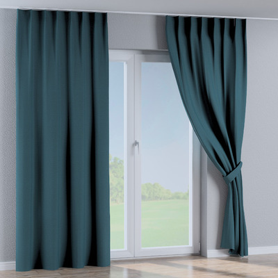 Zasłona na haczykach flex pojedynczych w kolekcji Blackout Soft, tkanina: 269-24