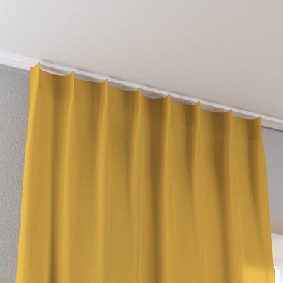 Rideau avec crochets flex simples dans la collection Linen, Tissu: 159-14
