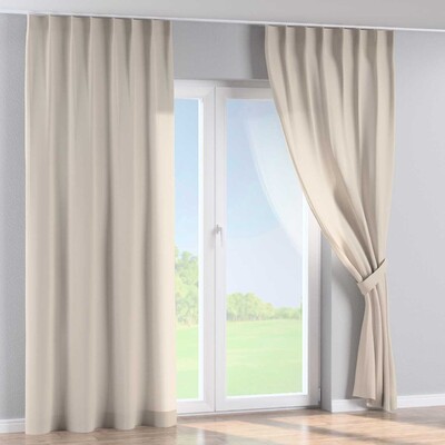 Gardin med fast læg 1 stk fra kollektionen Linen, Stof: 392-10
