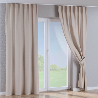Gardin med fast læg 1 stk fra kollektionen Blackout Soft, Stof: 269-25