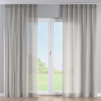 Single pinch pleat curtain in collection Delicate  Premium, fabric: 144-59